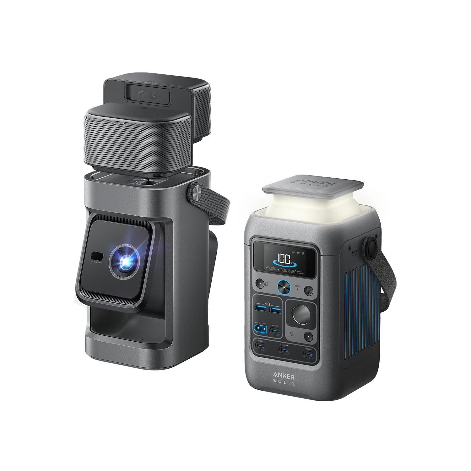 Nebula P1 + Anker SOLIX C300 DC Power Station Bundle